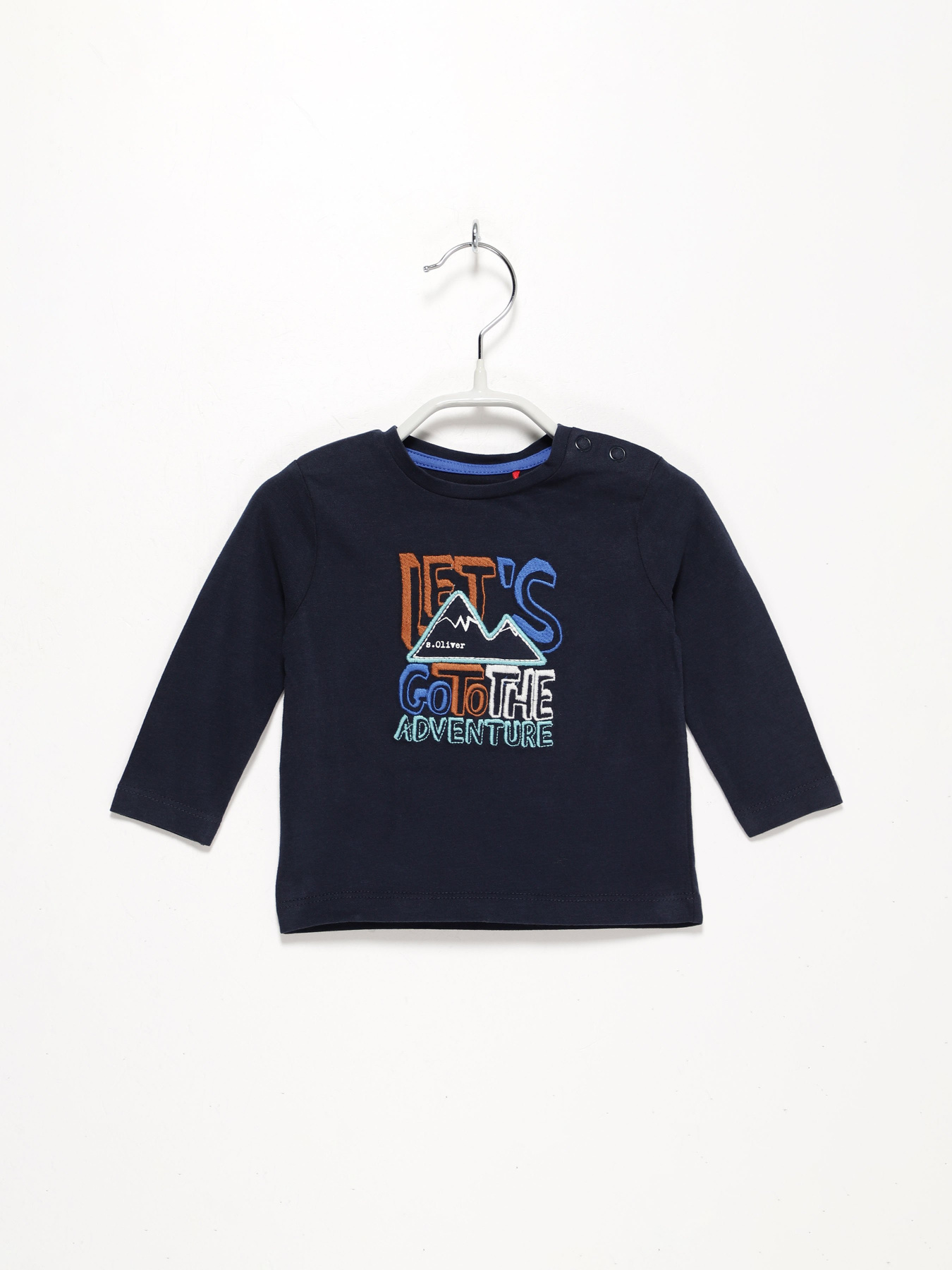 Лонгслів S.Oliver модель 65009312490_т.синій комб. Фото