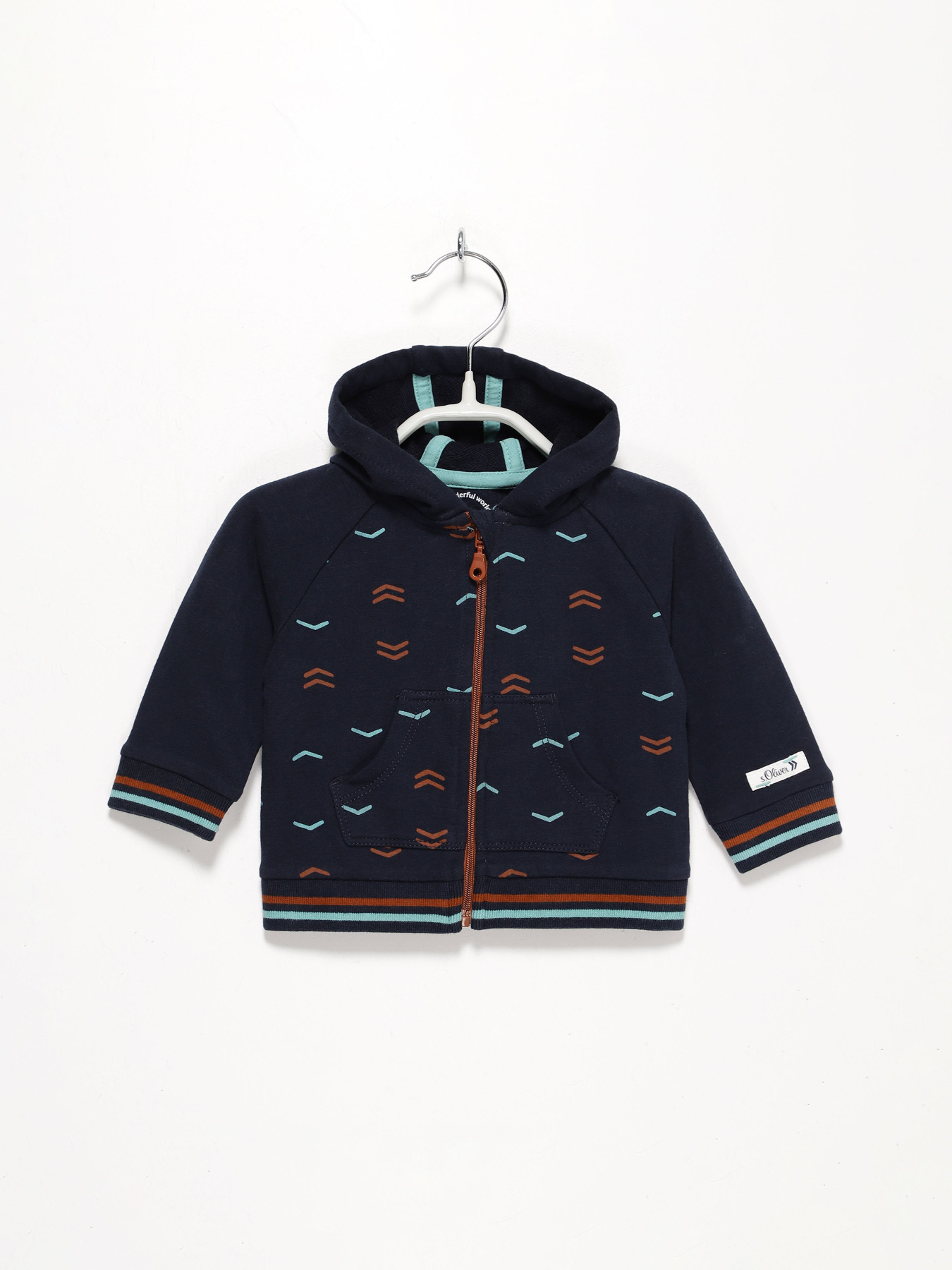 Кофта спортивная S.Oliver модель 65009432920_т.синій комб. Фото