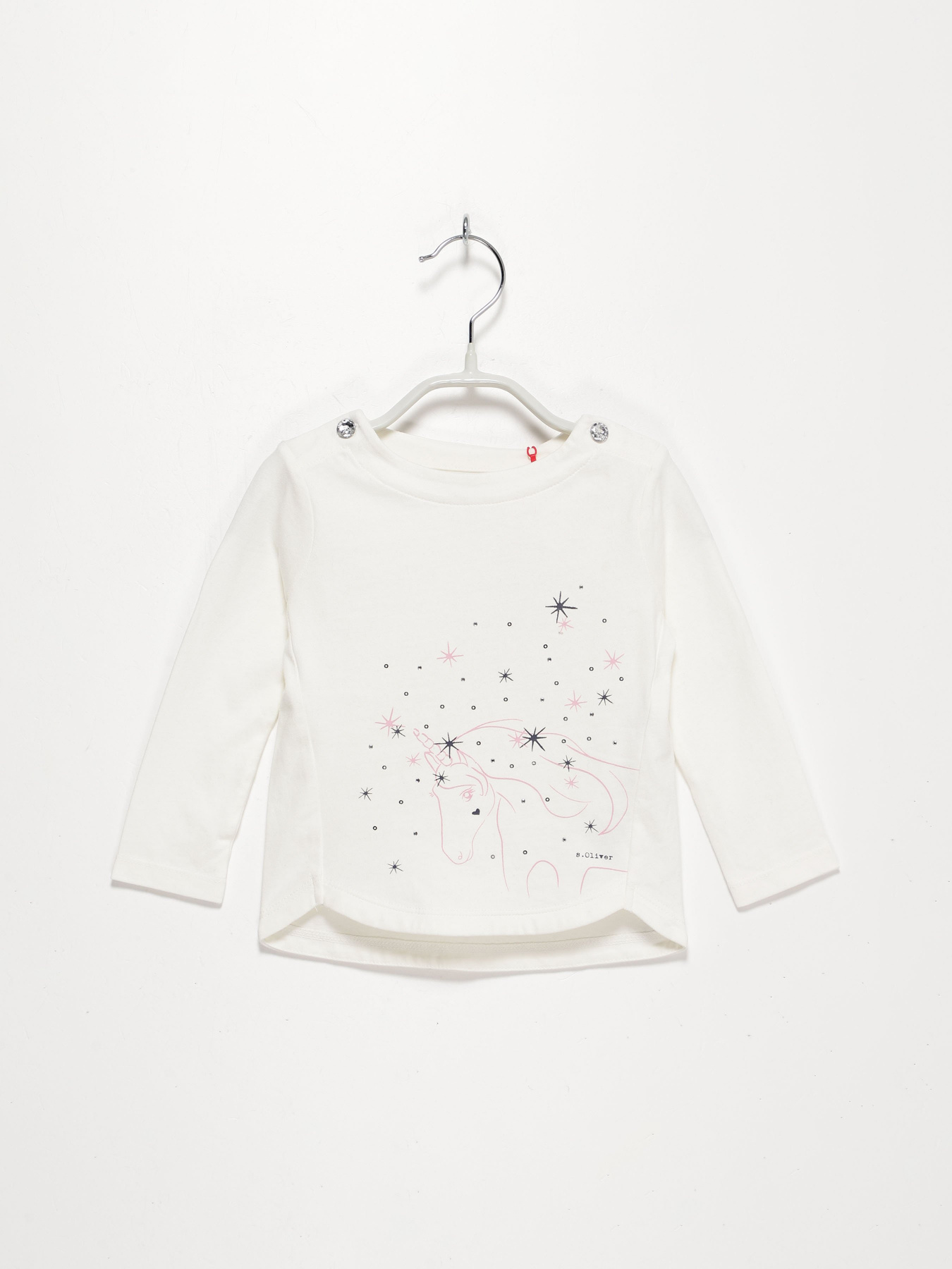 Лонгслів S.Oliver модель 65011312557_білий комб. Лонгслів S.Oliver модель 65011312557_білий комб. Фото