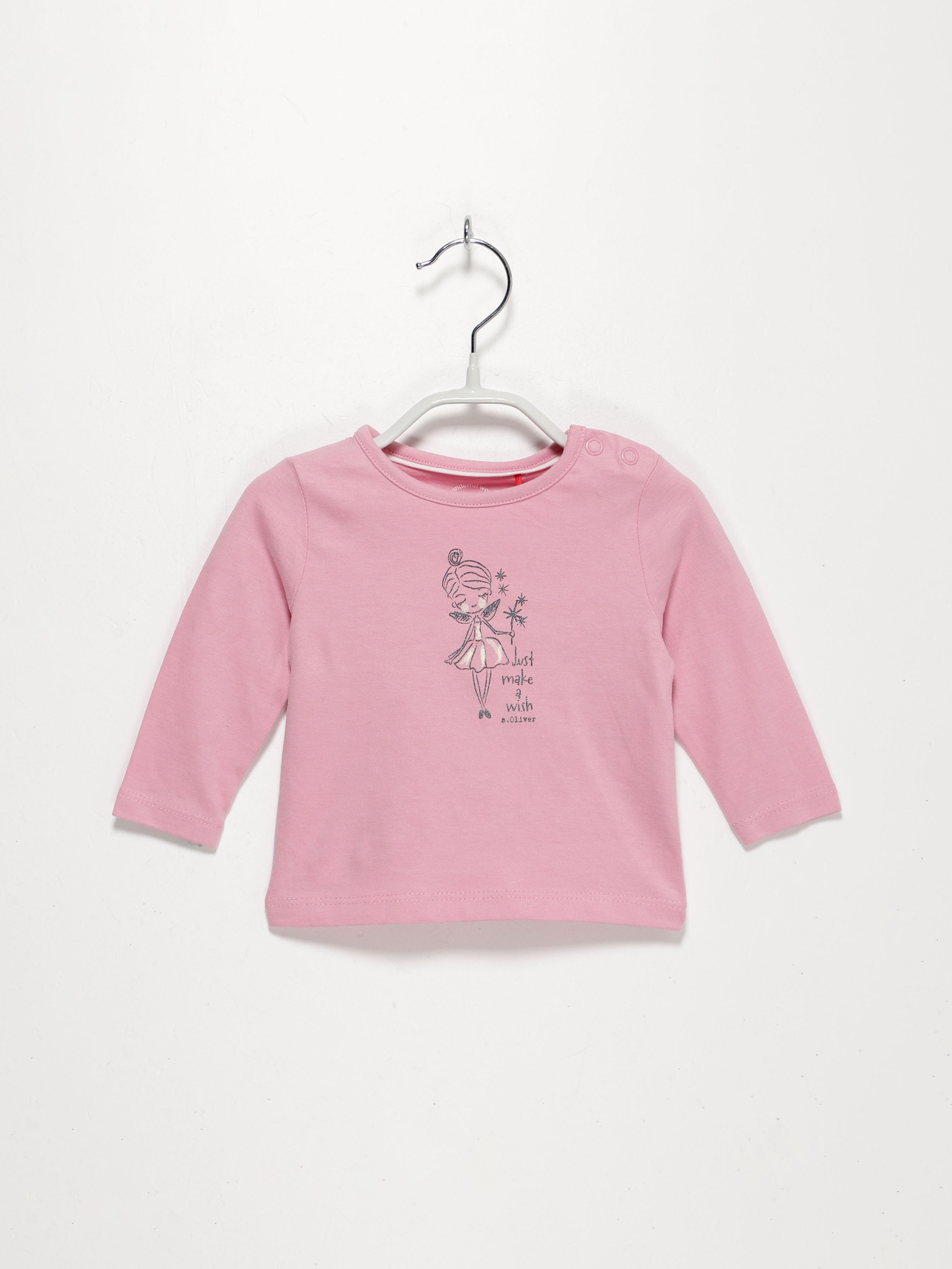 Лонгслив S.Oliver модель 65011312594_рожевий комб. Фото