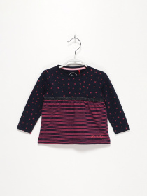 Лонгслив S.Oliver модель 65011312605_т.синій з рожевим Фото