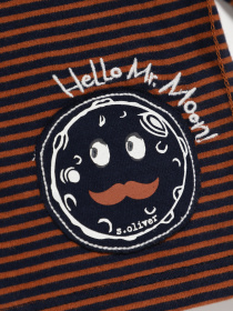 Лонгслів S.Oliver модель 65011312621_т.синій з коричневим Лонгслів S.Oliver модель 65011312621_т.синій з коричневим Фото