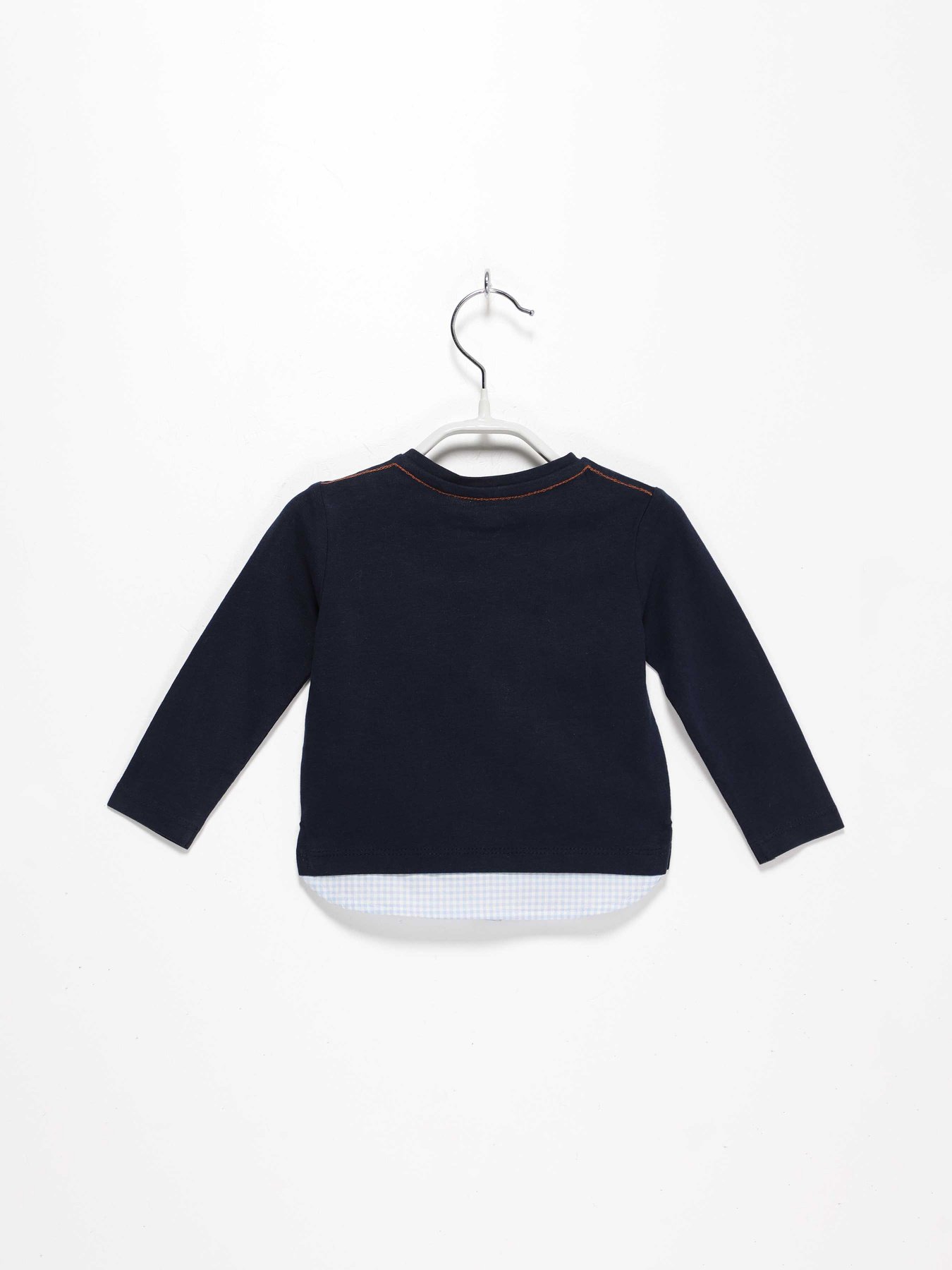 Лонгслів S.Oliver модель 65011312627_т.синій комб. Фото