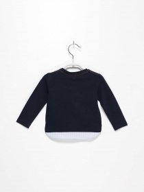 Лонгслів S.Oliver модель 65011312627_т.синій комб. Фото