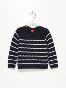 Джемпер S.Oliver модель 65011612327_т.синій з білим Фото