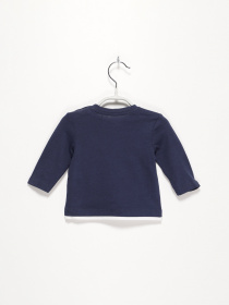 Лонгслив S.Oliver модель 65705316876_т.синій комб. Фото