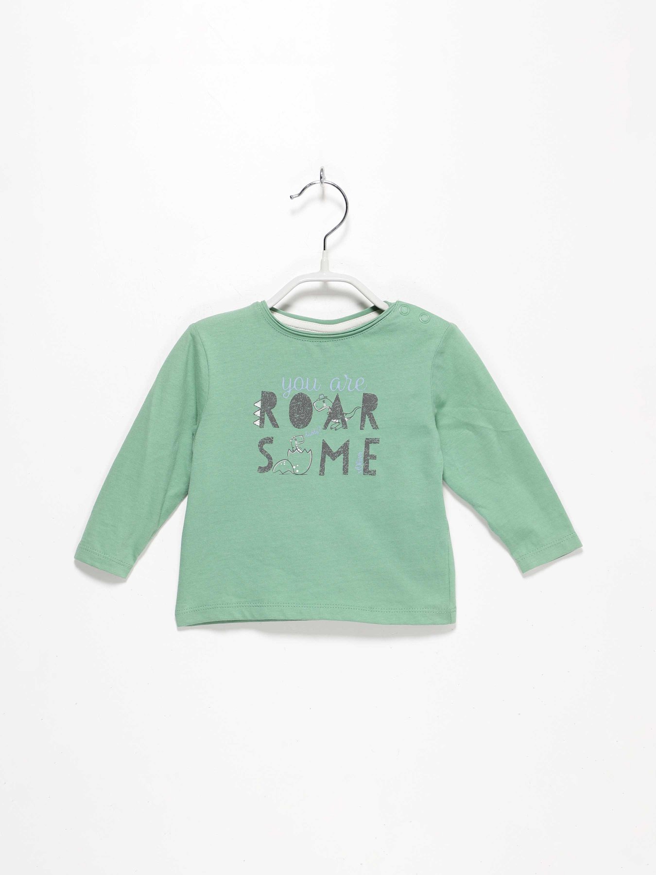 Лонгслів S.Oliver модель 65807318092_зелений Фото