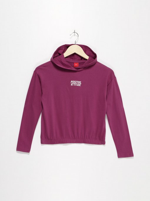 Худі S.Oliver модель 66008312739_фіолетовий з білим Фото