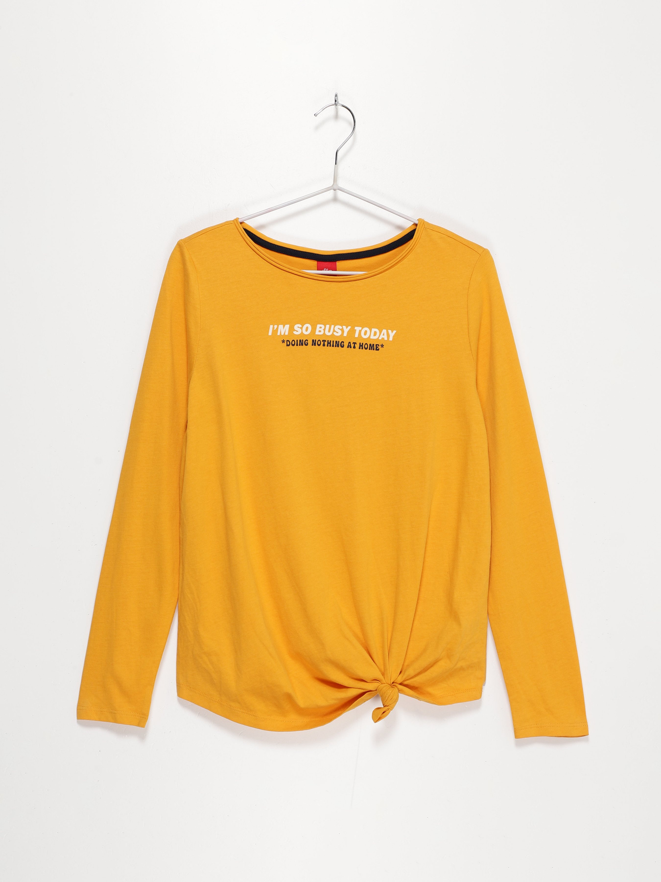 Лонгслів S.Oliver модель 660093124621_жовтий комб Фото