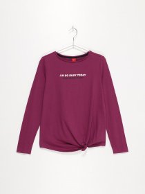 Лонгслив S.Oliver модель 660093124621_фіолетовий комб Фото