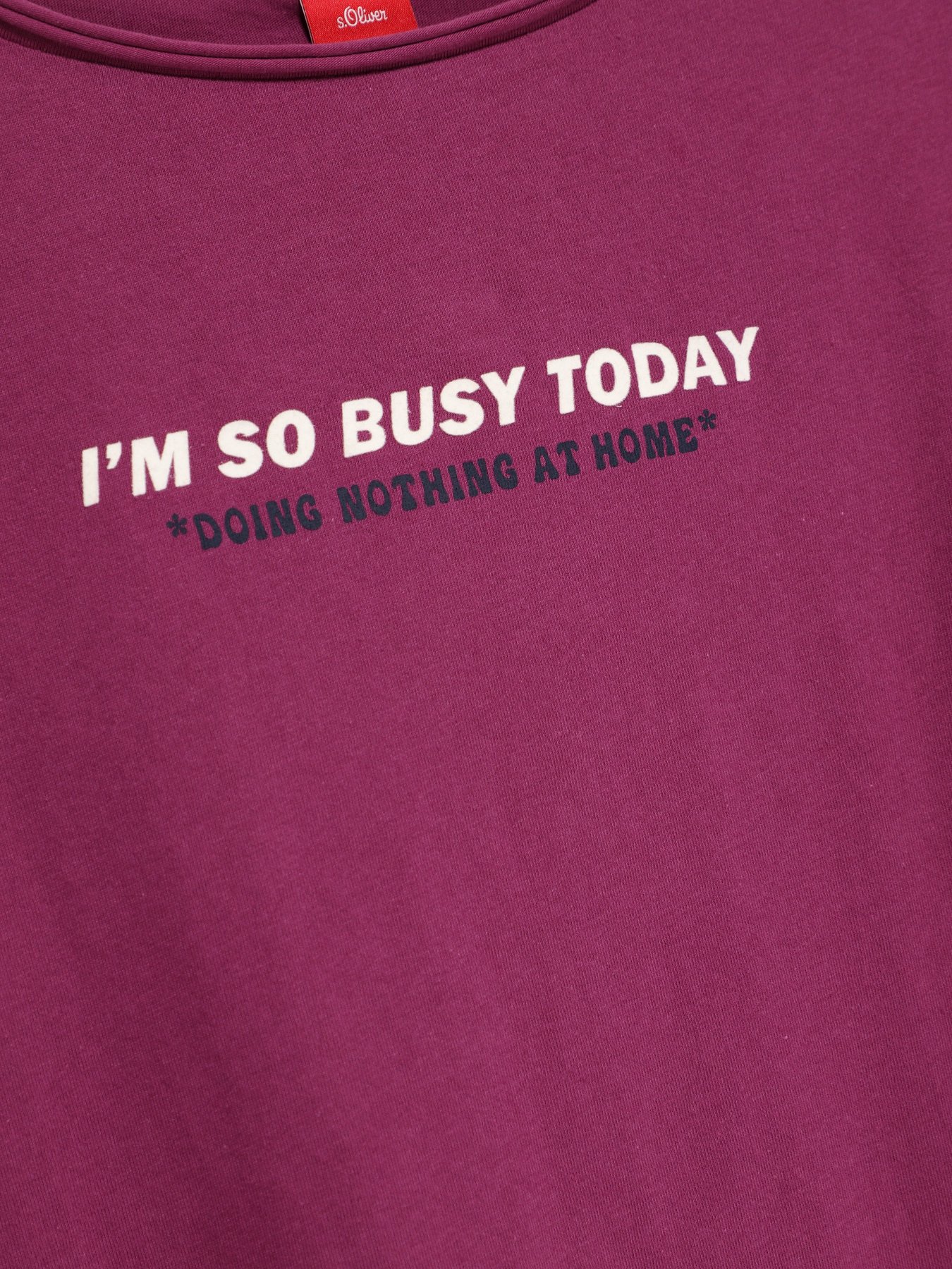 Лонгслив S.Oliver модель 660093124621_фіолетовий комб Лонгслив S.Oliver модель 660093124621_фіолетовий комб Фото