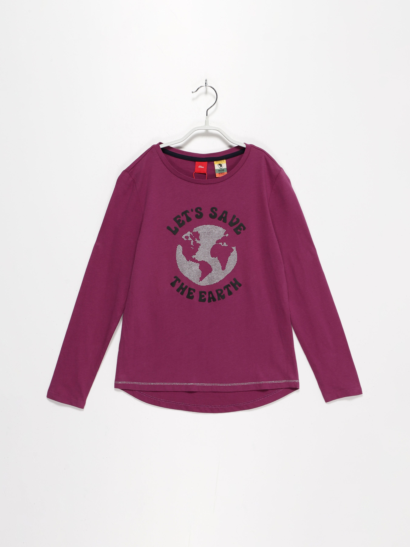 Лонгслів S.Oliver модель 66010312887_т.рожевий комб. Лонгслів S.Oliver модель 66010312887_т.рожевий комб. Фото