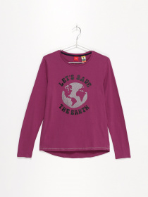 Лонгслив S.Oliver модель 660103128871_т рожевий комб Фото