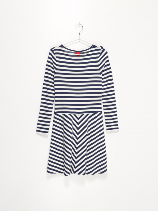 Сукня міні S.Oliver модель 66512822416_синій з білим Фото