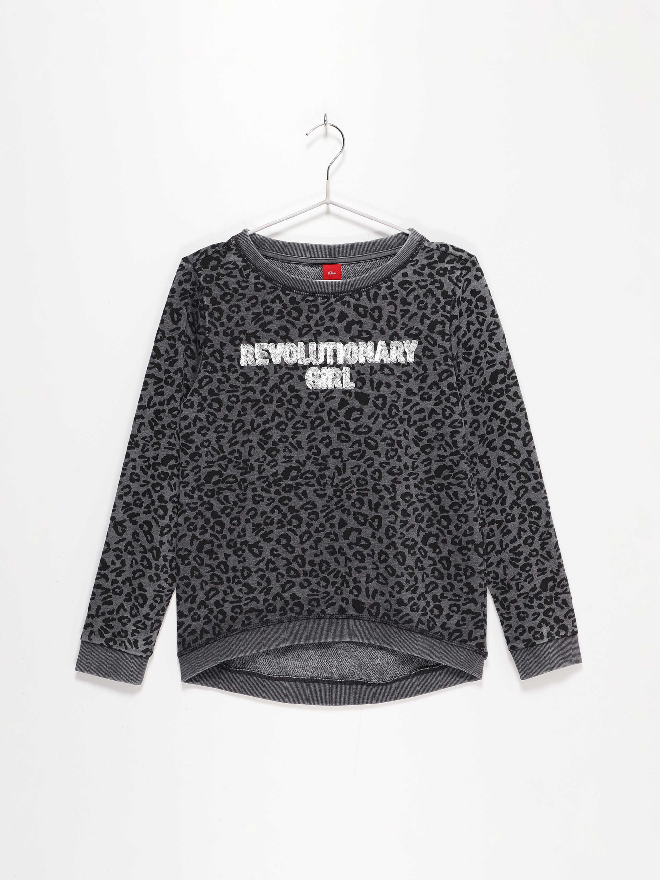 Свитшот S.Oliver модель 66807417897_сірий з чорним Свитшот S.Oliver модель 66807417897_сірий з чорним Фото