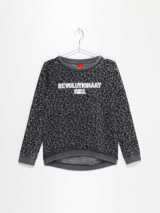 Свитшот S.Oliver модель 66807417897_сірий з чорним Фото