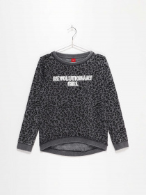 Свитшот S.Oliver модель 66807417897_сірий з чорним Свитшот S.Oliver модель 66807417897_сірий з чорним Фото