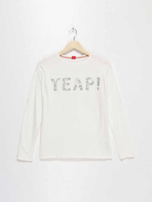 Лонгслив S.Oliver модель 669083176771_білий Фото