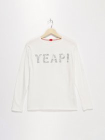 Лонгслів S.Oliver модель 669083176771_білий Фото