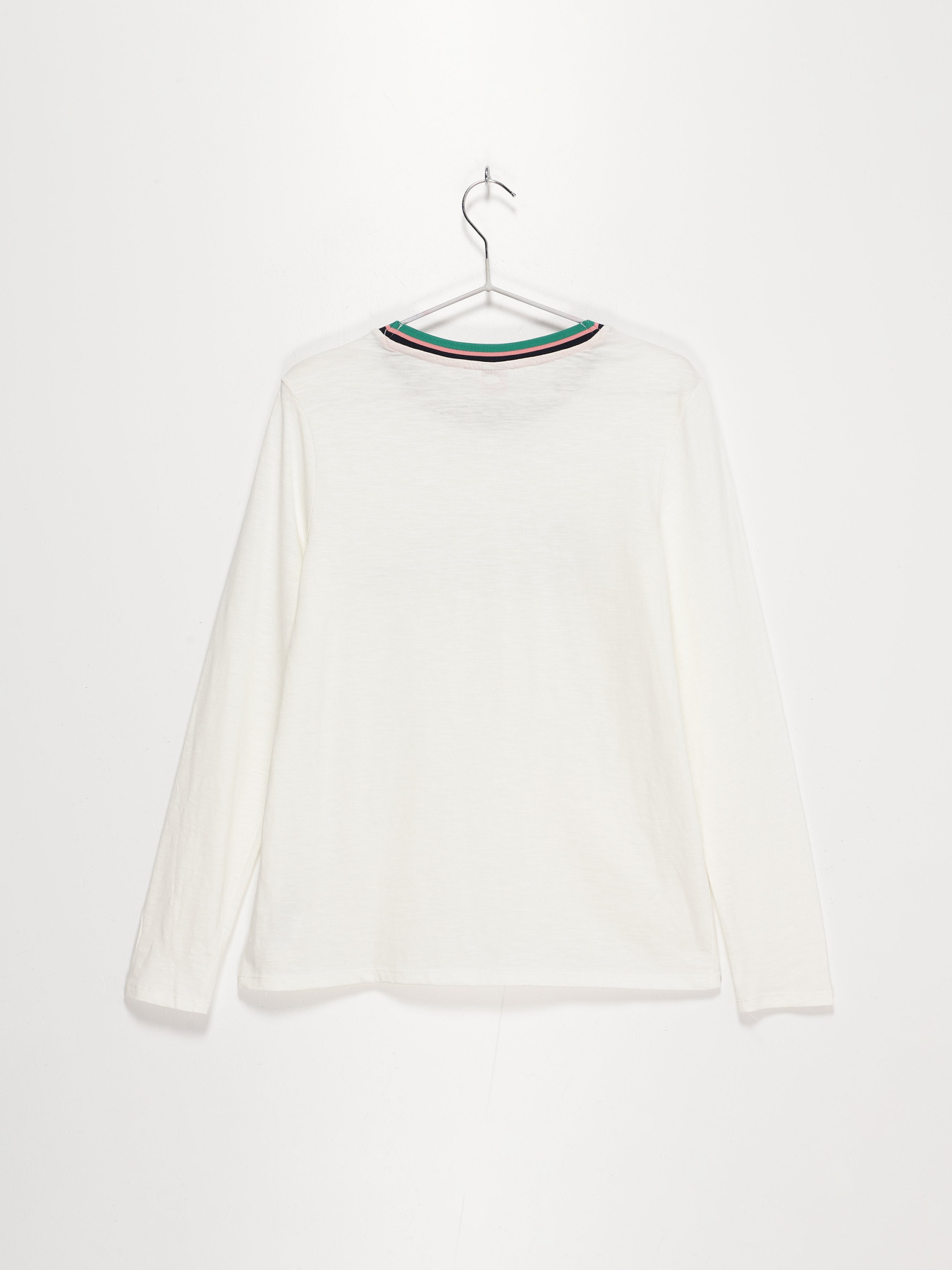 Лонгслів S.Oliver модель 669083185911_білий комб Фото