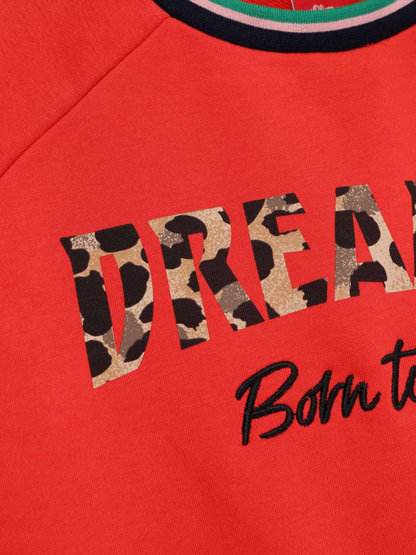 Свитшот S.Oliver модель 66908412712_червоний комб. Фото