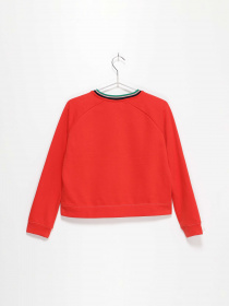 Свитшот S.Oliver модель 66908412712_червоний комб. Фото