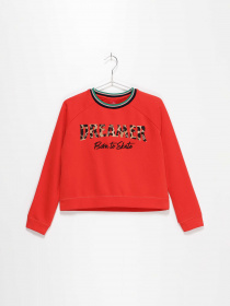 Свитшот S.Oliver модель 66908412712_червоний комб. Фото