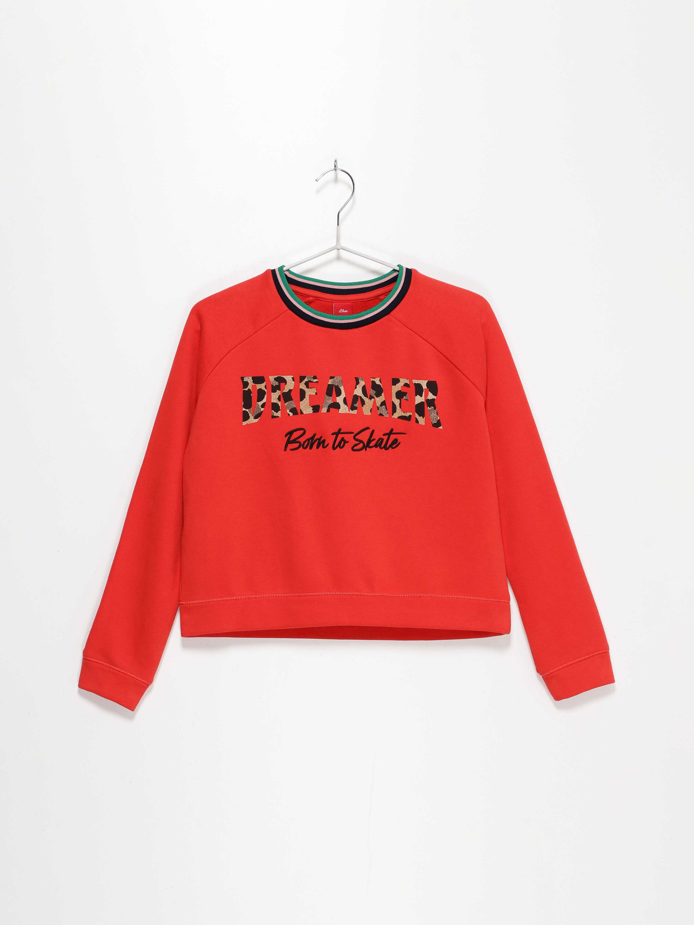 Свитшот S.Oliver модель 66908412712_червоний комб. Свитшот S.Oliver модель 66908412712_червоний комб. Фото