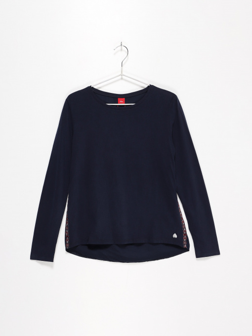 Лонгслив S.Oliver модель 669093188721_т синій Фото