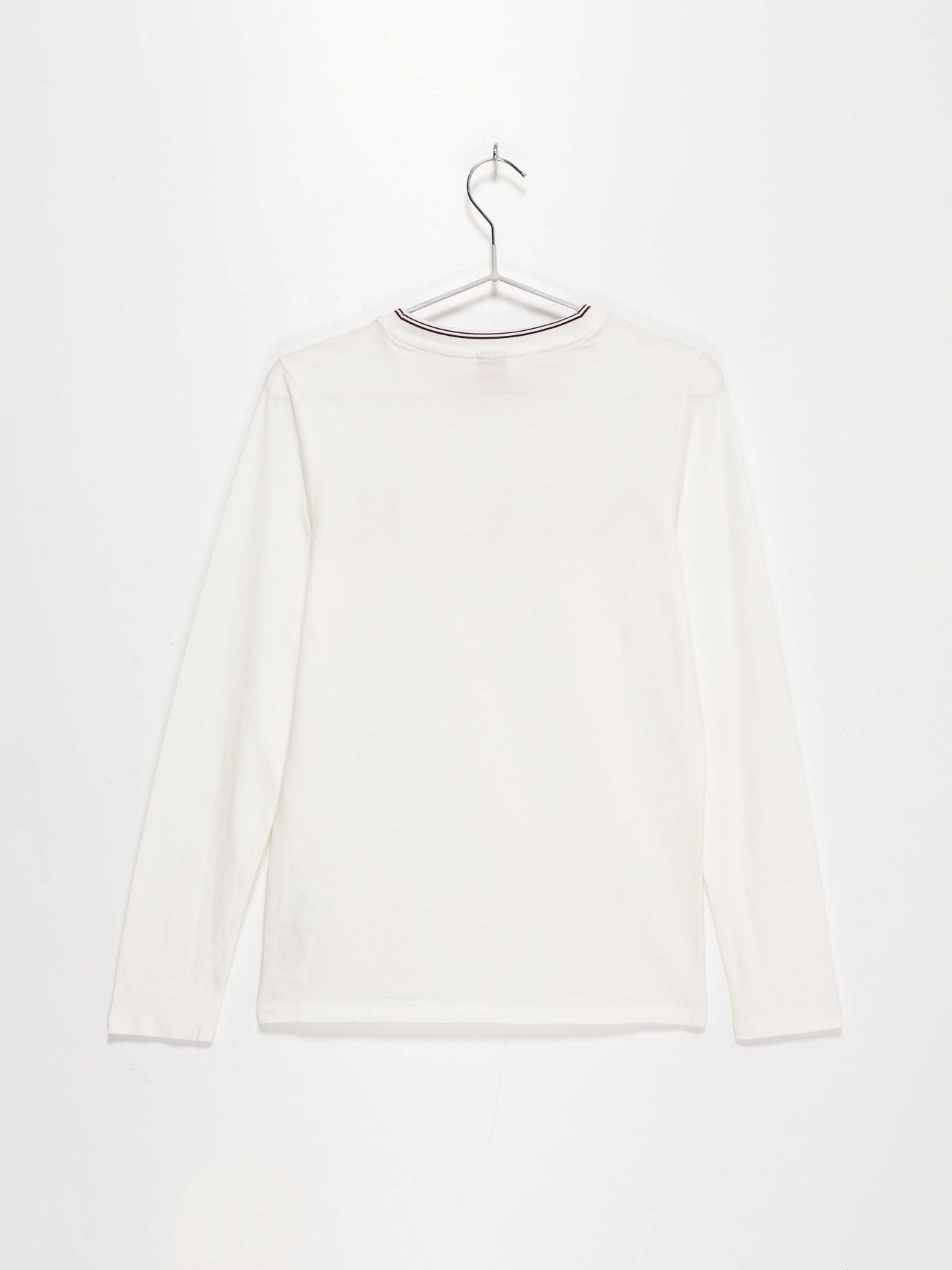 Лонгслів S.Oliver модель 669093188801_білий з бордовим Фото