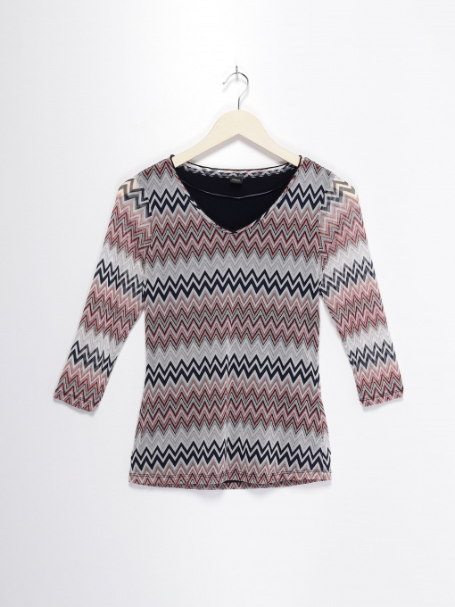 Лонгслів S.Oliver модель 01899393903_комб. Фото