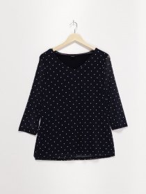 Лонгслів S.Oliver модель 01899393903_т.синій комб. Фото