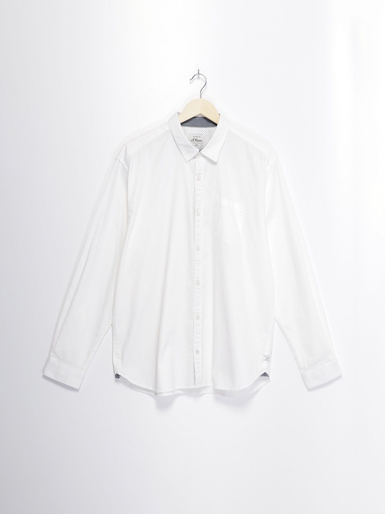 Сорочка повсякденна S.Oliver модель 03899214542_білий Фото