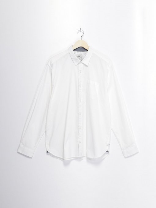 Сорочка повсякденна S.Oliver модель 03899214542_білий Фото