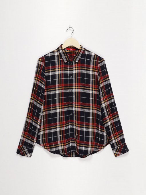 Блуза S.Oliver модель 04899113043_т.синій комб. Фото