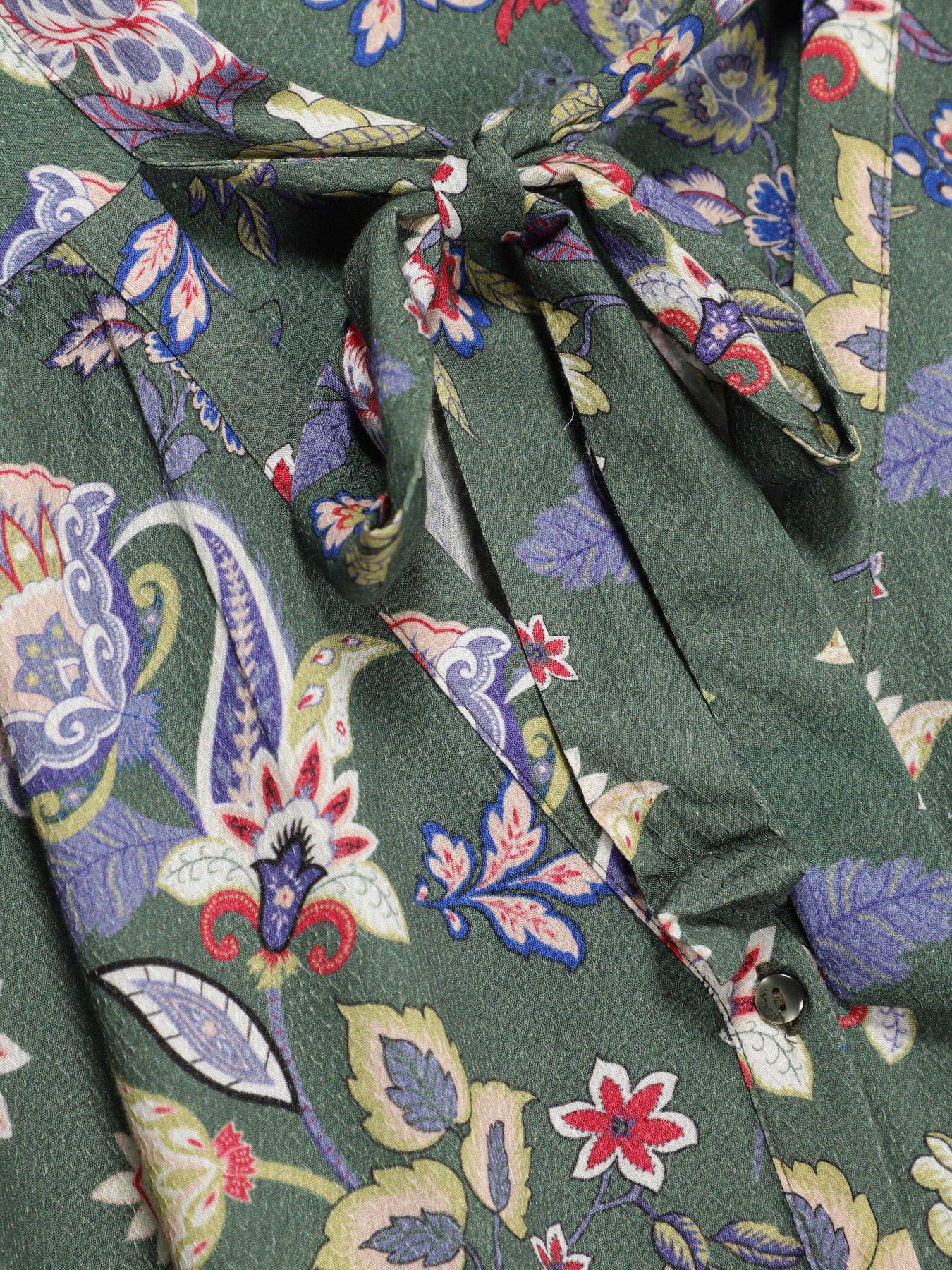 Блуза S.Oliver модель 04899114876_зелений комб. Фото