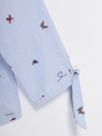 Блуза S.Oliver модель 04899194759_блакитний комб. Фото