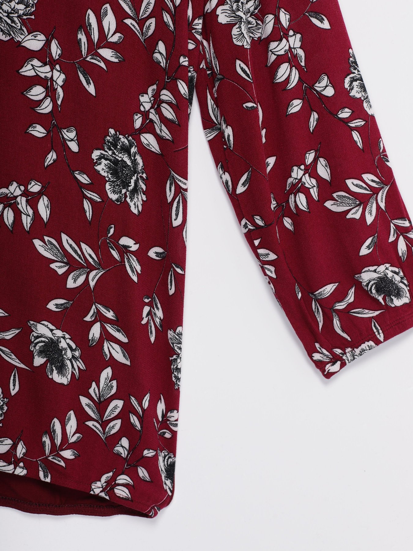 Блуза S.Oliver модель 04899395385_бордовий комб. Фото