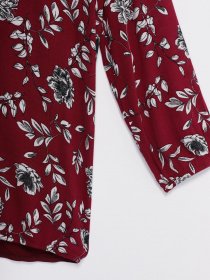 Блуза S.Oliver модель 04899395385_бордовий комб. Фото