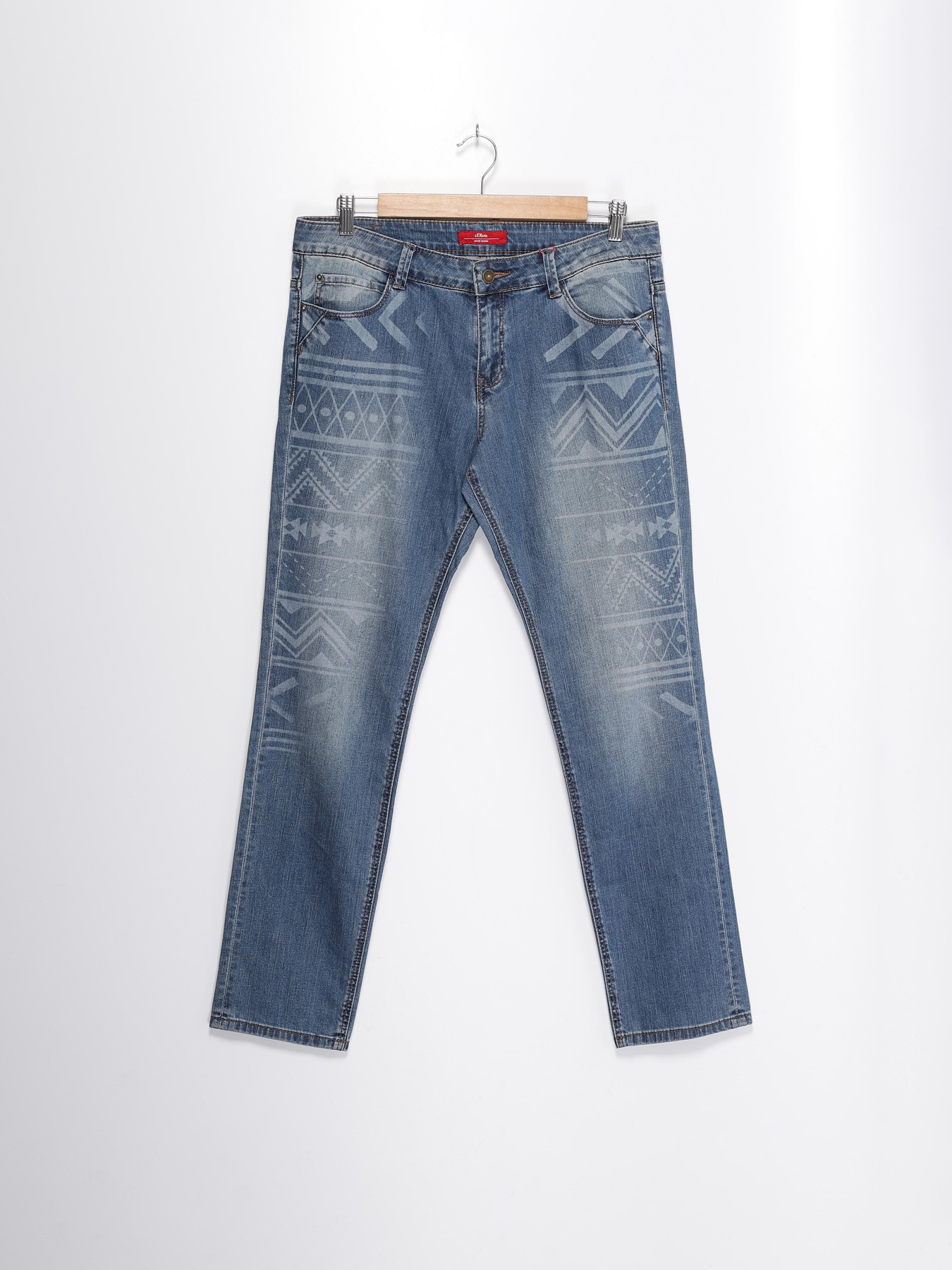 Прямые джинсы S.Oliver модель 09605713626_синій Фото