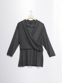 Блуза S.Oliver модель 11512395743_сірий комб. Фото