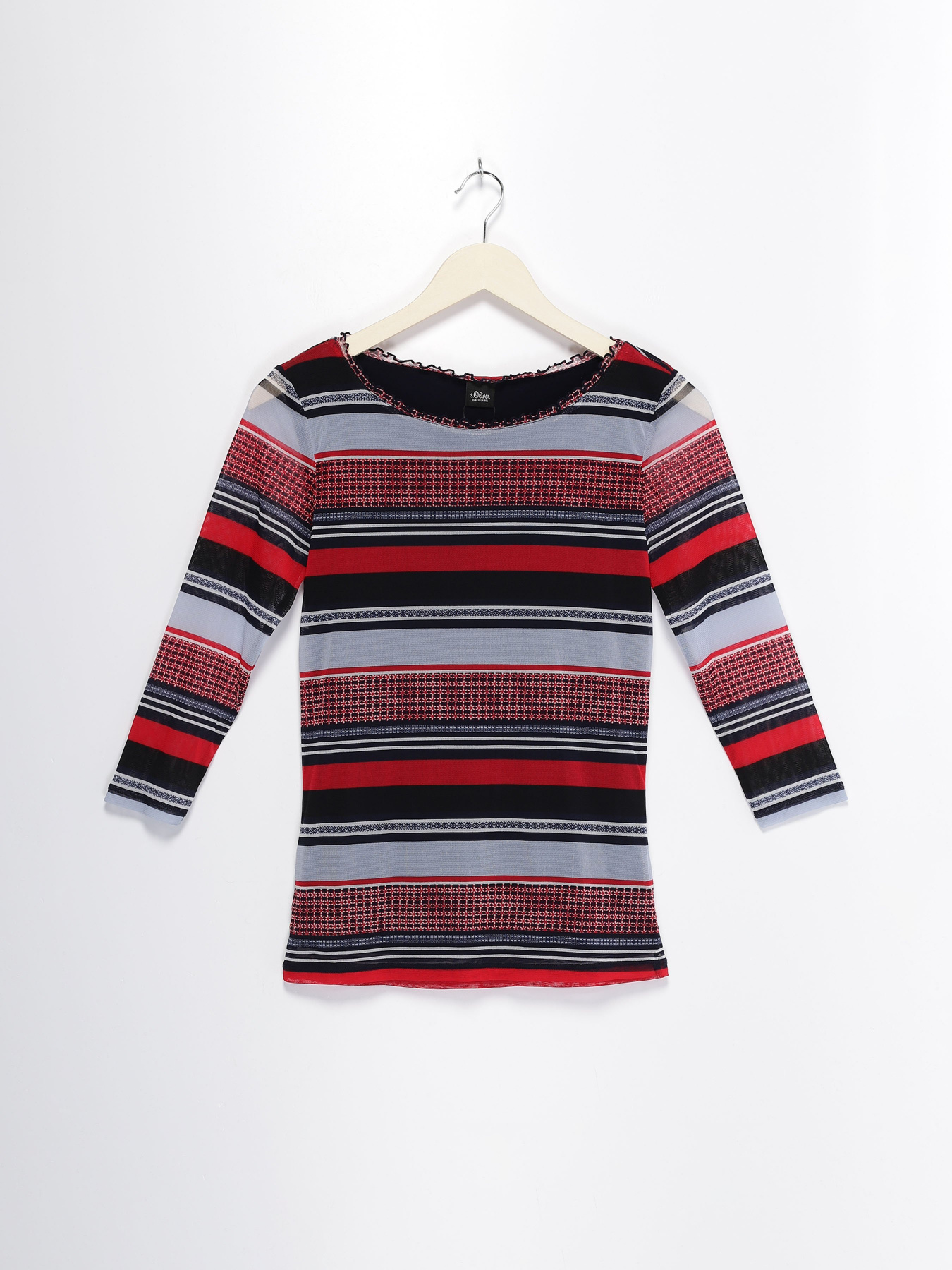 Блуза S.Oliver модель 11702395252_комб. Фото