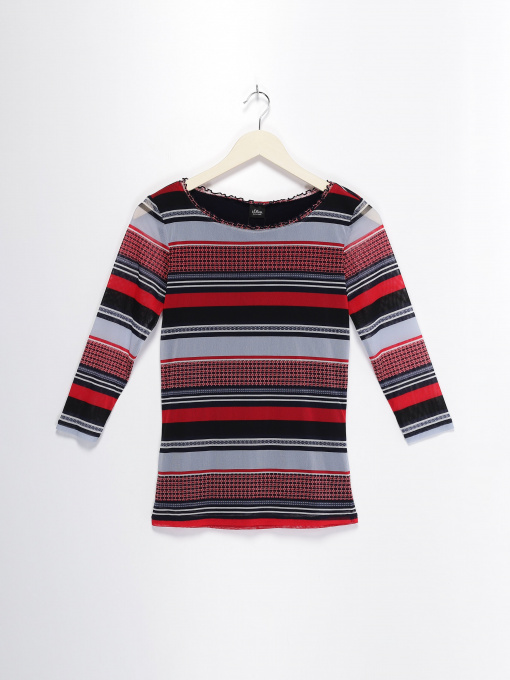 Блуза S.Oliver модель 11702395252_комб. Фото