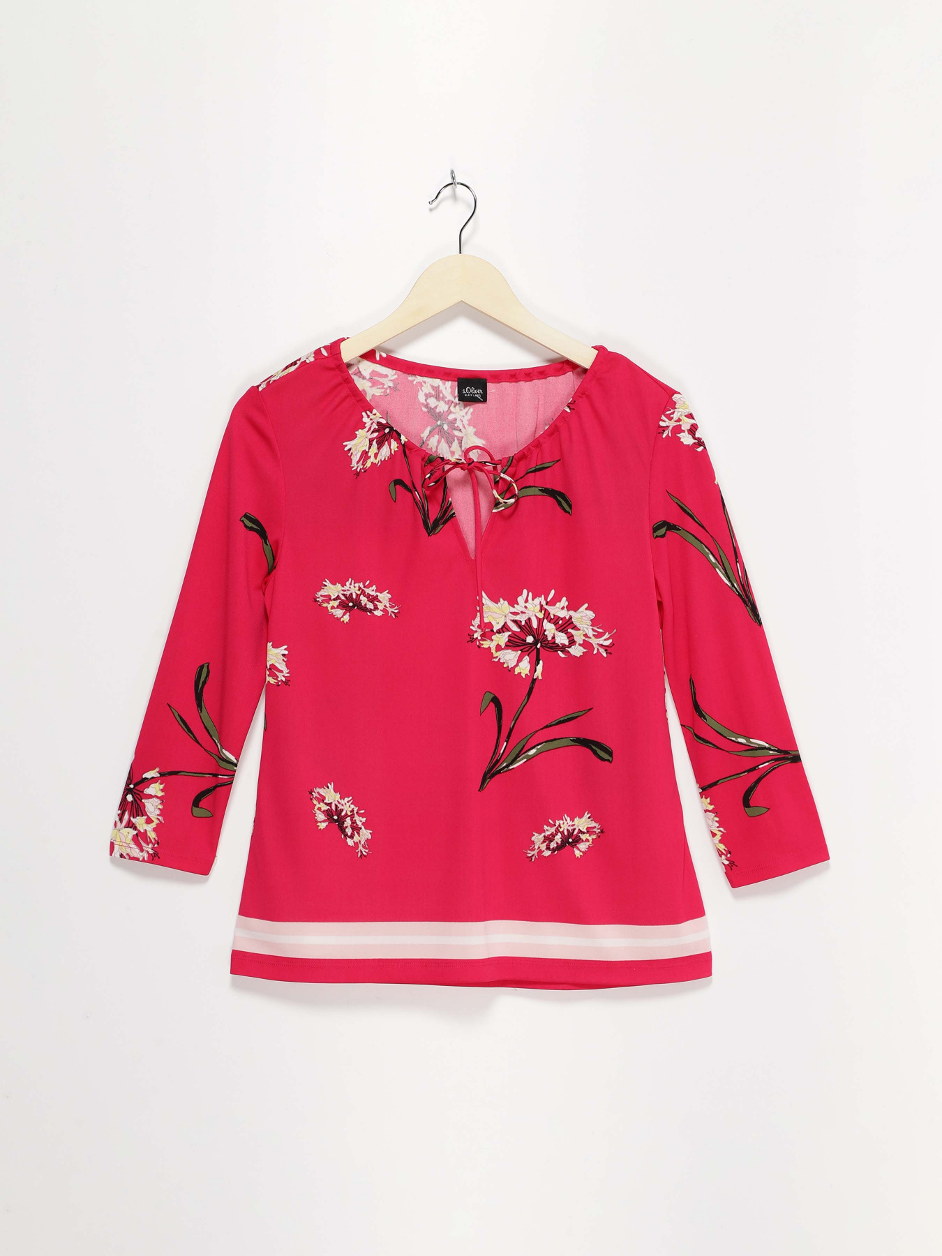 Лонгслив S.Oliver модель 11803396933_рожевий комб. Фото