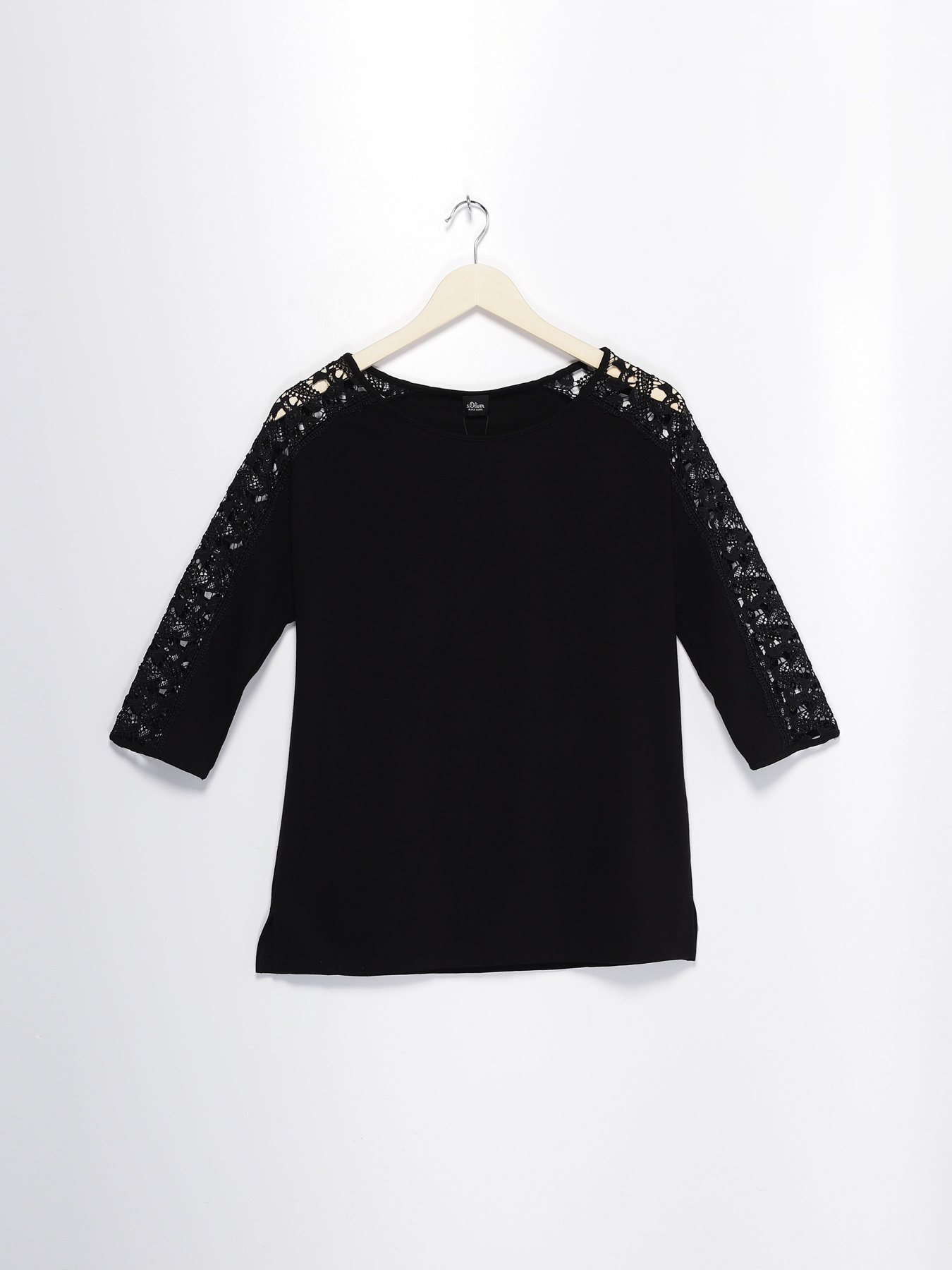 Лонгслів S.Oliver модель 11809398303_чорний Фото