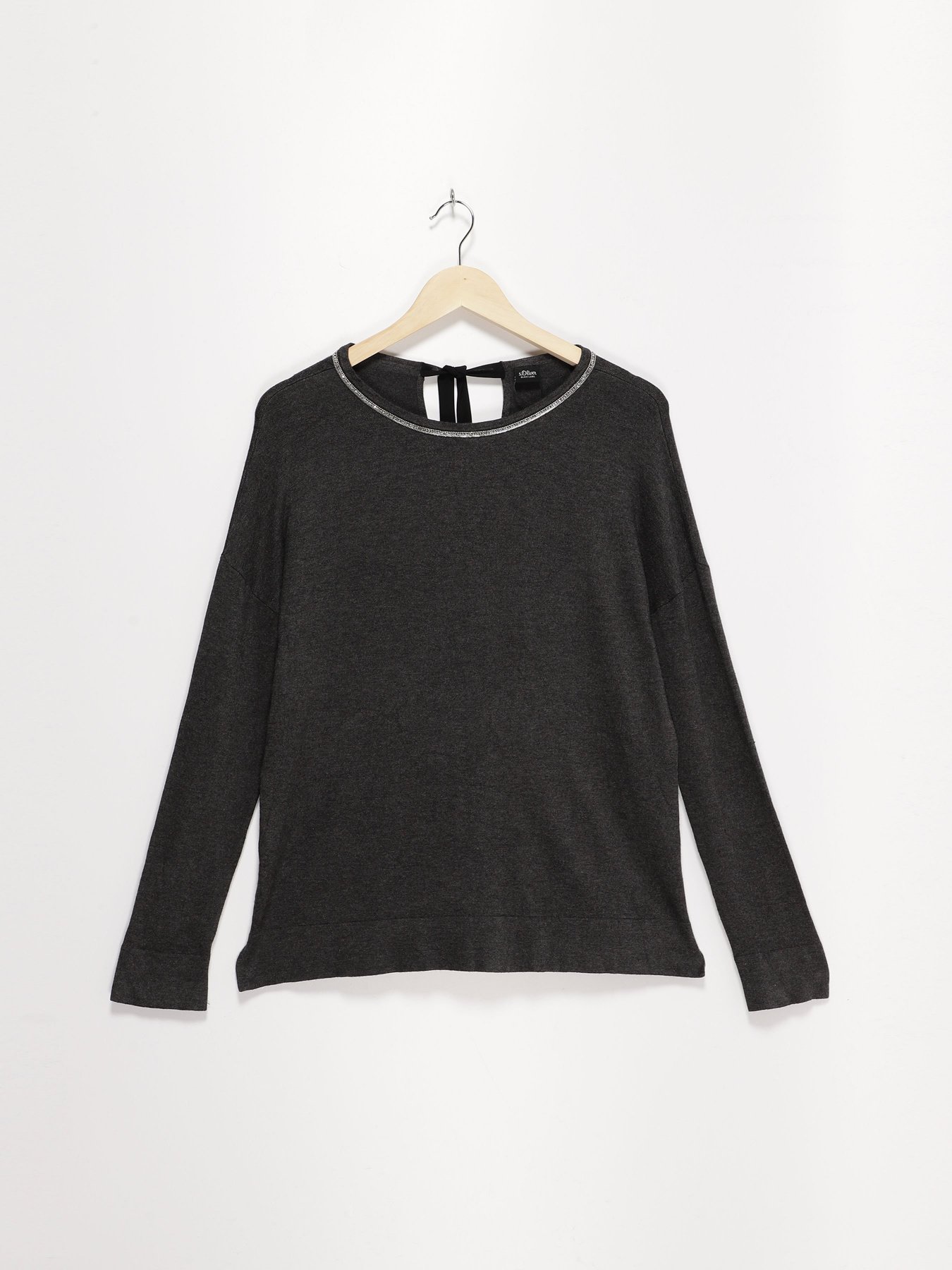 Лонгслів S.Oliver модель 11811615620_т.сірий Фото