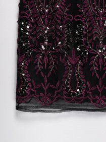 Спідниця міні S.Oliver модель 11811785580_чорний з фіолетовим Спідниця міні S.Oliver модель 11811785580_чорний з фіолетовим Фото