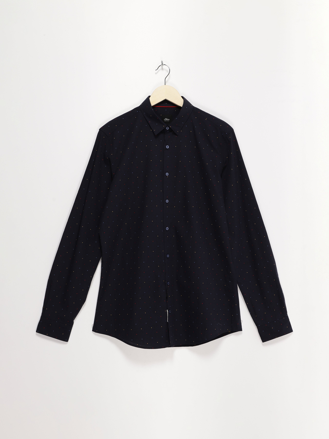 Рубашка S.Oliver модель 12909212712_т.синій комб. Фото