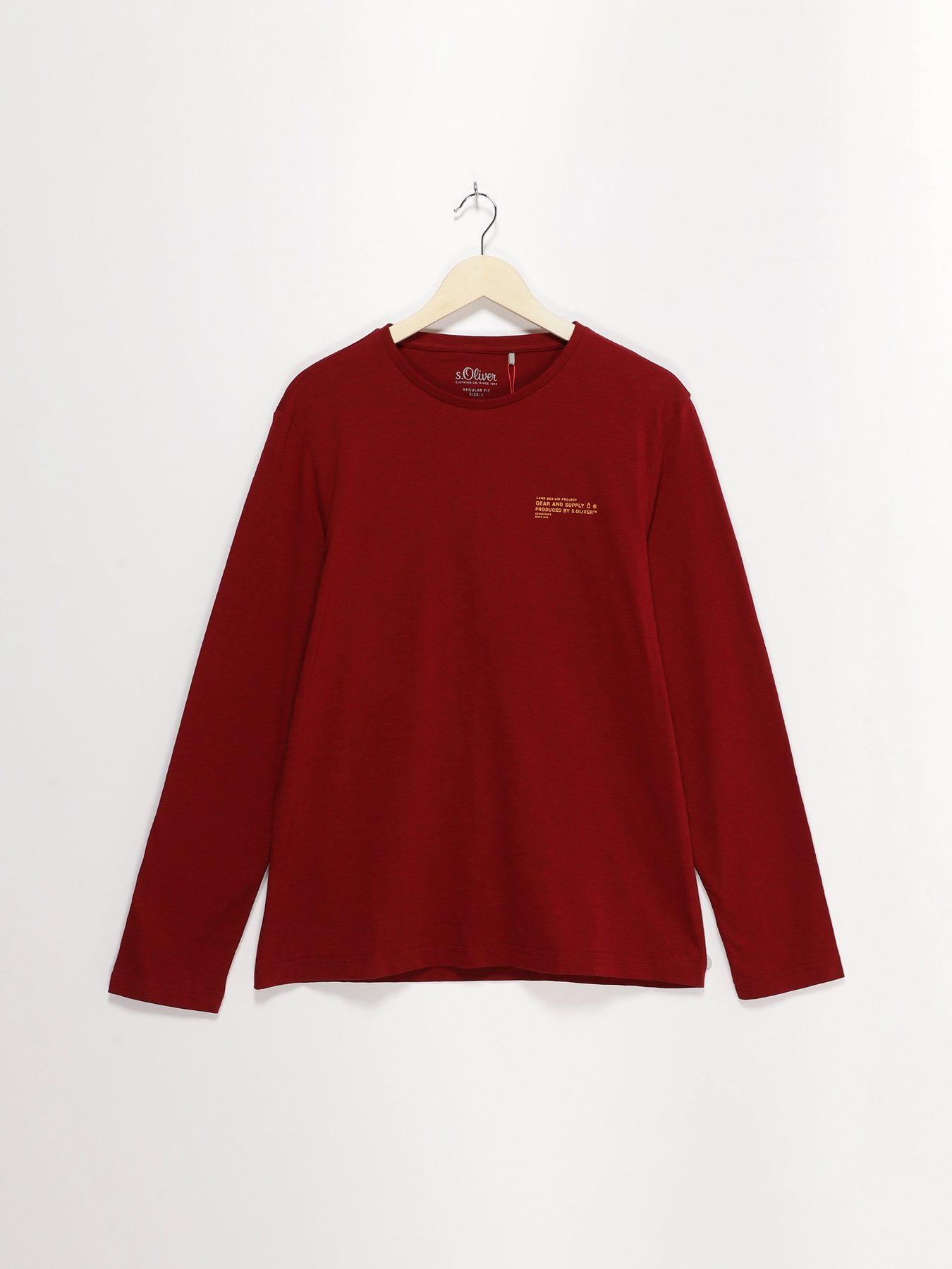 Лонгслів S.Oliver модель 13011317132_т.червоний Лонгслів S.Oliver модель 13011317132_т.червоний Фото