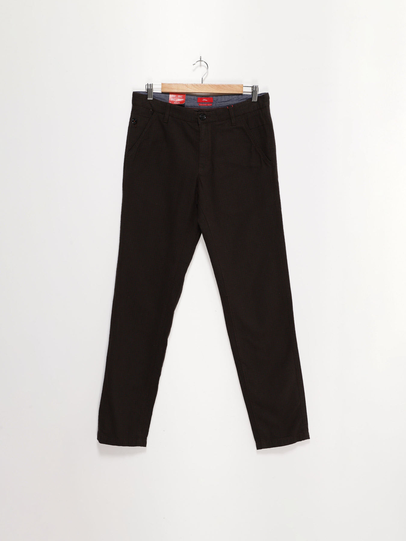 Брюки повседневные S.Oliver модель 13610738993_т.коричневий комб. Фото